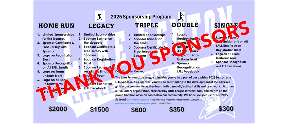 BECOMING A SPONSOR